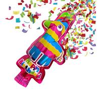 BEST PARTY EVER! Llama Pinata Happy Birthday Squeeze Popper 5 Pack (25 Confetti Party Poppers)