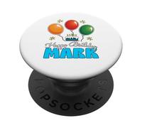 Best Personalized Birthday Design for Mark Customized Bday PopSockets Adhesive PopGrip