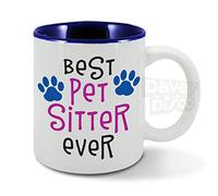 Best PET Sitter Ever, Dog Sitter, Trainer, Feeder, Animal, Canine Lover, Pink Girls Woman's Mug Cup