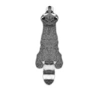 Best Pet Supplies 2-in-1 Stuffless Squeaky Dog Toys with Soft, Durable Fabric for Small, Medium, and Large Pets, No Stuffing for Indoor Play, Supports Active Biting and Play - Raccoon, Small