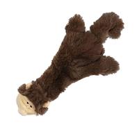 Best Pet Supplies 2-in-1 Stuffless Squeaky Dog Toys with Soft, Durable Fabric for Small, Medium, and Large Pets, No Stuffing for Indoor Play, Supports Active Biting and Play - Monkey, Small