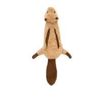 Best Pet Supplies 2-in-1 Stuffless Squeaky Dog Toys with Soft, Durable Fabric for Small, Medium, and Large Pets, No Stuffing for Indoor Play, Holds a Plastic Bottle - Squirrel, Large