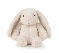 Best Pet Supplies Interactive Bunny Buddy Dog Toy with Crinkle and Squeaky Enrichment for Small and Medium Breed Puppies or Dogs, Cute and Plush - Bunny (Beige), Small