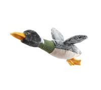 Best Pet Supplies Interactive Mallard Mates Dog Toy with Crinkle and Squeaky Enrichment for Small and Medium Breed Puppies or Dogs, Cute and Plush - Mallard Duck Wing (Gray), Medium