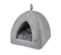 Best Pet Supplies Pet Tent-Soft Bed for Dog and Cat by - Gray, 20" x 20" x H:22"