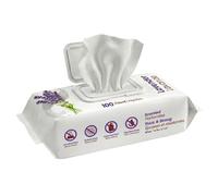 Best Pet Supplies Pet Wipes for Dogs - Dog Wipes Cleaning Deodorizing, for Coats, Ears, Paws - Calming Lavender, Aloe Vera, 100 Count