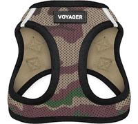Best Pet Supplies Voyager Step-In Air Dog Harness - All-Weather Mesh Step-In Vest Harness for Small and Medium Dogs - Army Base, XL