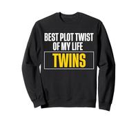 Best Plot Twist Of My Life Twins Twin Dad Father Sweatshirt
