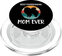 Best Pomeranian Mom Ever Retro Funny Dog Lover PopSockets PopGrip for MagSafe