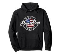 Best Pop-Pop Ever Usa Flag Stamp Fathers Day Grandpa To Be Pullover Hoodie