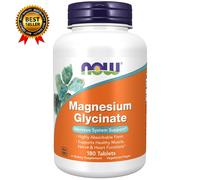 Now Foods Magnesium Diglycinate 100 mg 180 tablets