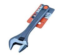 Bahco 8071 IP "Black-Finished" Adjustable Wrench in Industrial Pack, Grey, 8-Inch, 27 mm