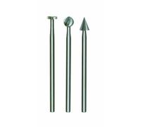 Proxxon 28 720 Micromot Milling Bits 3-Piece Tungsten Vanadium Steel