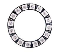 Best Price Square NEOPIXEL 16 RGB LED RING, W/DRIVERS BPSCA 1463 - MK00277 By ADAFRUIT INDUSTRIES