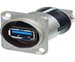 Best Price Square NEUTRIK USB Adapter, 3.0 Type A-Type B, RCPT NAUSB3-B