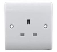 Best Price Square SOCKET 1G UNSWITCHED BPSCA 823 - PL08901 By BG