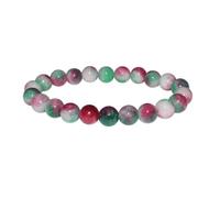 Best Price Trading Natural 8mm Gemstone Bead Chakra Healing Bracelet Gem Stone Protection Stretch Crystal (Watermelon Tourmaline)