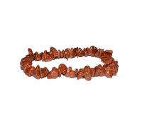 Best Price Trading Natural Chip Bead Crystal Healing Chakra Gemstone Bracelet Protection Gem Stone (Goldstone)