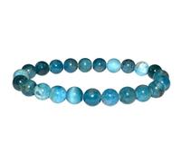 Best Price Trading Natural Gemstone 8mm Bead Healing Chakra Bracelet Protection Gem Stone Stretch Crystal (Apatite)