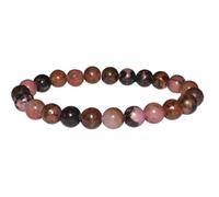 Best Price Trading Natural Gemstone 8mm Bead Healing Chakra Bracelet Protection Gem Stone Stretch Crystal (Rhodonite)