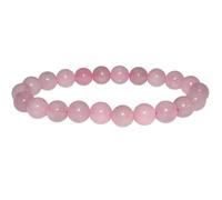 Best Price Trading Natural Gemstone 8mm Bead Healing Chakra Bracelet Protection Gem Stone Stretch Crystal (Rose Quartz)