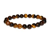 Best Price Trading Natural Gemstone 8mm Bead Healing Chakra Bracelet Protection Gem Stone Stretch Crystal (Tiger Eye)