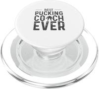 Best Pucking Coach Ever Coach Hockey PopSockets PopGrip for MagSafe