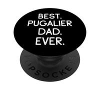 Best Pugalier Dad Ever Pug Cavalier King Charles Spaniel Mix PopSockets Adhesive PopGrip