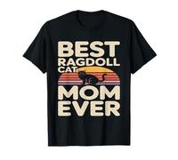 Best Ragdoll Cat Mom Ever Retro T-Shirt