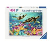 Ravensburger 12000577 - Blue underwater world - 1000 pieces jigsaw puzzle - Puzzle for adults and kids age 14 years up, Underwater jigsaw puzzle