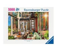 Ravensburger Puzzle 2D 1000 elementów: Domek w lesie, Nowy design