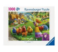 Ravensburger Puzzle 2D 1000 elementów: Kolorowa wełna, Nowy design