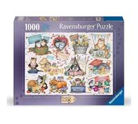 Ravensburger Crazy Cats A Cat’s Year - Animal Jigsaw Puzzle for Adults and Kids Age 12 Years Up
