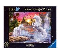 Ravensburger 12000471 - Unicorns at the River - 500 pieces jigsaw puzzle - Puzzle for adults and kids age 12 years up, fantasy jigsaw
