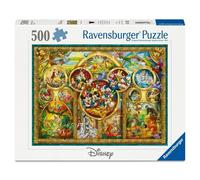 Ravensburger Disney Gifts - 500 Piece Jigsaw Puzzles for Adults and Kids Age 10 Years Up - Best Themes Edition