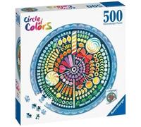 Ravensburger Circle of Colours Candy Sweets 500 Piece Jigsaw Puzzle for Adults and Kids Age 10 Years Up