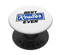 Best Realtor Ever Broker Agent Real Estate Job PopSockets Adhesive PopGrip