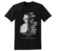 Best Rock Fans of Linkin-Park Legend Chester-Bennington T-Shirt Black Graphic Unisex Tee Shirt XXL