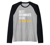 Best Roommate Ever Roomie Flatmate Funny Roommate Raglan Baseball Tee