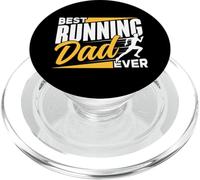 Best Running Dad Ever Jogging Father Daddy Running Papa PopSockets PopGrip for MagSafe