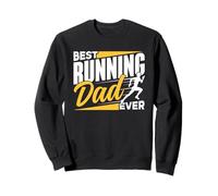 Best Running Dad Ever Jogging Father Daddy Running Papa Sweatshirt