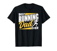 Best Running Dad Ever Jogging Father Daddy Running Papa T-Shirt