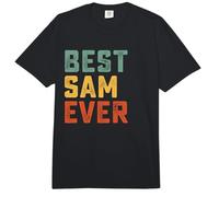 Best Sam Ever Retro Personalized First Name Sam Comfort Colors Adult Heavyweight T-Shirt
