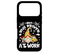 Best School Bus Driver Graphic With Funny Teacher Gnome Case for iPhone 17 Pro