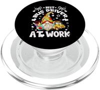 Best School Bus Driver Graphic With Funny Teacher Gnome PopSockets PopGrip for MagSafe