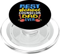 Best School Counselor Dad Ever Appreciation PopSockets PopGrip for MagSafe