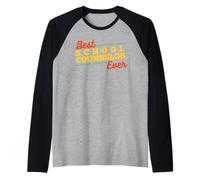 Best School Counselor Ever Guidance Psychologist Teacher Raglan Baseball Tee