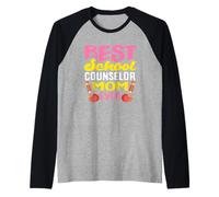 Best School Counselor Mom Ever Appreciation Raglan Baseball Tee