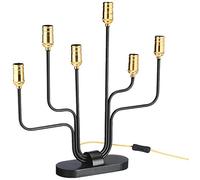 Best Season Fleming Candlestick, Metal, 25 W, Gold
