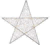 Best Season "Loop Star" LED Wire Star Light, Silver